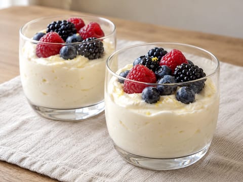 Mascarpone Mousse with Mixed Berries