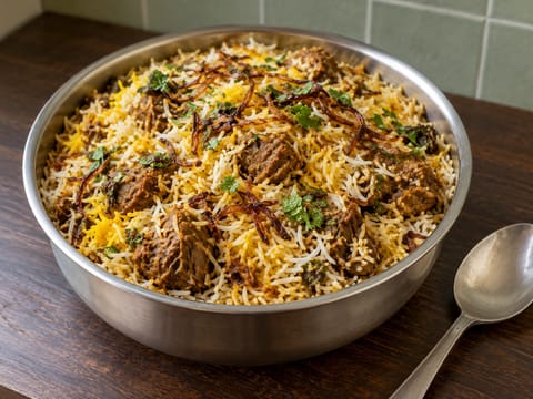 Hyderabadi Mutton Biryani