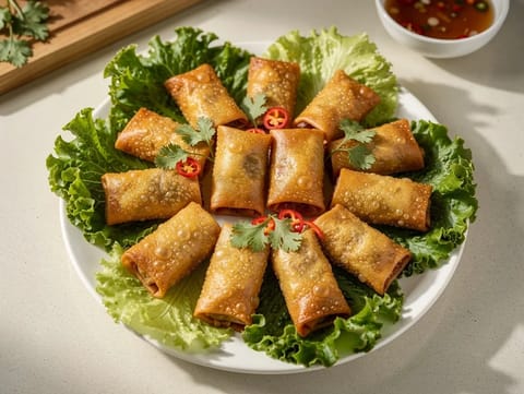 Nem Ran Hanoi (wietnamskie smażone sajgonki)