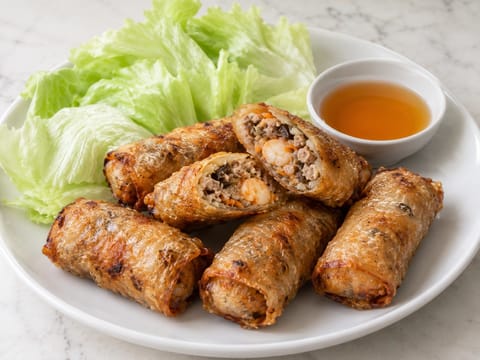 Nem Ran Hanoi (Vietnam usulü kızarmış spring roll) Nem Ran Hanoi (Vietnam usulü kızarmış spring roll)
