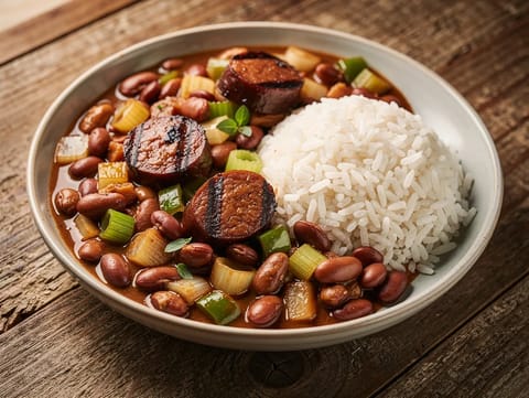 New Orleans Red Beans and Rice met worst