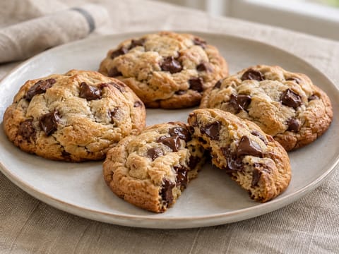 Schokostückchen-Cookies nach New-York-Art Schokostückchen-Cookies nach New-York-Art