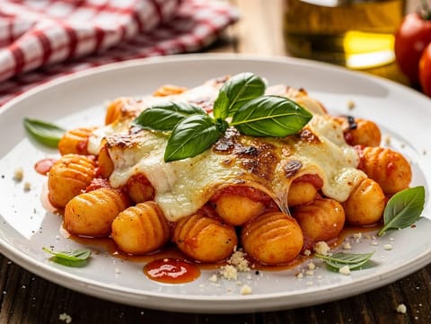 Gnocchi al forno in teglia unica Gnocchi al forno in teglia unica
