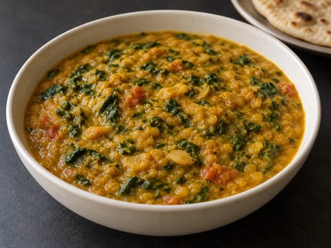 Palak Dal (Ispanaklı Mercimek Köri) Palak Dal (Ispanaklı Mercimek Köri)