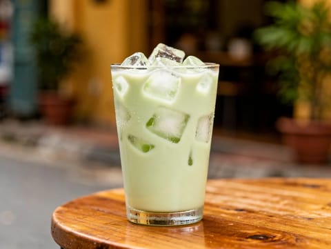 Pandan-Eismilch