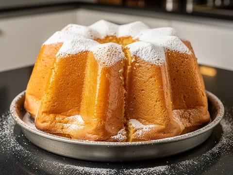 Pandoro (Italiensk gylden julekage) Pandoro (Italiensk gylden julekage)