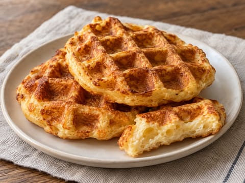 Pão de Queijo Waffles (Brezilya Peynirli Waffle)