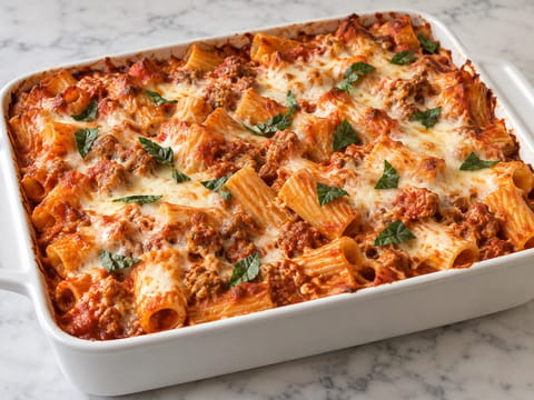 Pasta al Forno ricottalla ja makkaralla Pasta al Forno ricottalla ja makkaralla