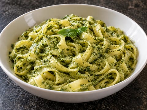 Pasta al Pesto Genovese (Basil Pesto Pasta) Pasta al Pesto Genovese (Basil Pesto Pasta)