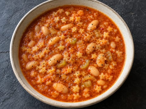 Pasta e Fagioli alla Napoletana (nápolyi babos tésztaragu) Pasta e Fagioli alla Napoletana (nápolyi babos tésztaragu)