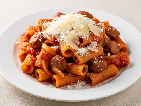 Pasta con Salsiccia (pasta con salsiccia)