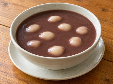 Patjuk (porridge coreano di fagioli rossi) Patjuk (porridge coreano di fagioli rossi)