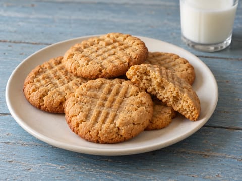 Galletas de mantequilla de cacahuete Galletas de mantequilla de cacahuete
