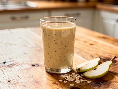 Päärynä-kaura-aamiais-smoothie