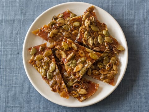 Pepitorias (croquant mexicain aux graines de courge) Pepitorias (croquant mexicain aux graines de courge)
