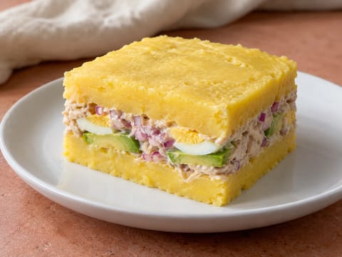 Causa Rellena (peruansk fylld potatisterrin) Causa Rellena (peruansk fylld potatisterrin)