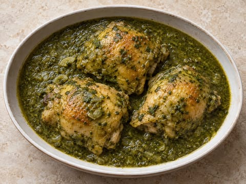 Seco de Pollo (peruánský kuřecí guláš s koriandrem) Seco de Pollo (peruánský kuřecí guláš s koriandrem)