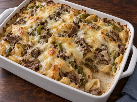 Philly Cheesesteak Casserole