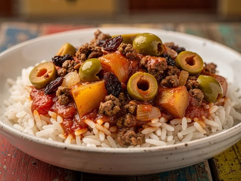 Picadillo Cubano (carne picada temperada cubana)