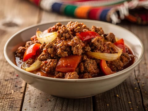 Picadillo (στιφάδο με μοσχαρίσιο κιμά)