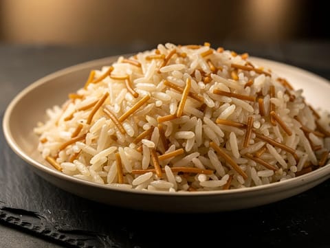 Pilav (tyrkisk rispilaf med vermicelli)