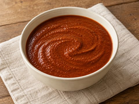 Pipián Rojo (červená omáčka mole z dýňových semínek)