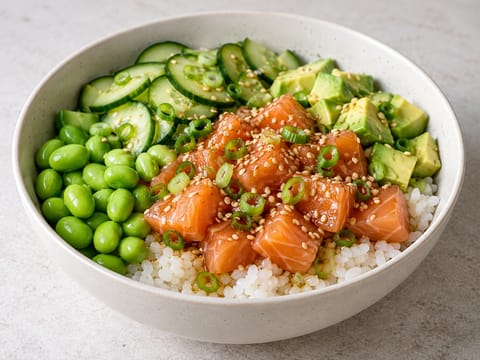 Poke Bowl com Edamame Poke Bowl com Edamame