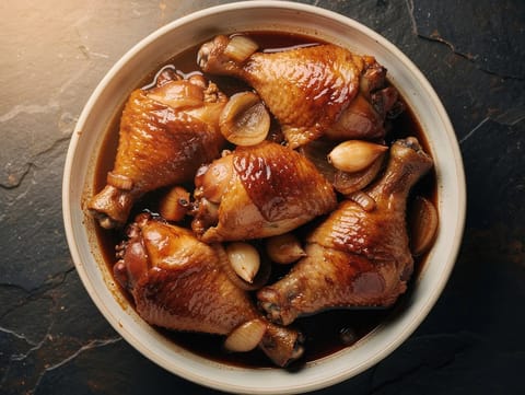 Pollo a la Coca-Cola (kylling i chipotle-colasaus)