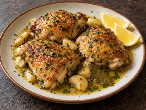 Pollo al Ajillo (Hvitløkskylling i hvitvin) Pollo al Ajillo (Hvitløkskylling i hvitvin)