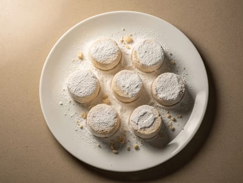 Polvorones (biscuits espagnols friables aux amandes) Polvorones (biscuits espagnols friables aux amandes)