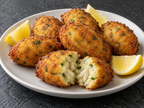 Bolinhos de Bacalhau (Salt Cod and Potato Fritters) Bolinhos de Bacalhau (Salt Cod and Potato Fritters)