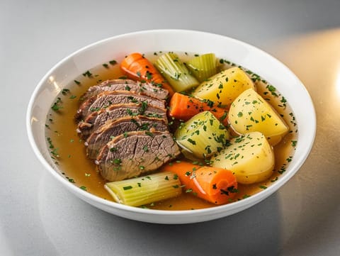 Pot-au-Feu (French Simmered Beef and Vegetables)