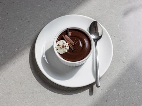 Pot de Crème au Chocolat (γαλλικές ψητές κρέμες σοκολάτας)