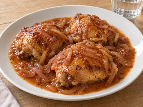 Poulet au Vinaigre (französisches Hähnchen in Essigsauce) Poulet au Vinaigre (französisches Hähnchen in Essigsauce)