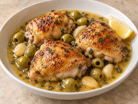 Poulet au Citron et Olives (Limonlu ve Zeytinli Tavuk) Poulet au Citron et Olives (Limonlu ve Zeytinli Tavuk)