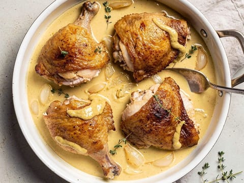 Poulet Moutarde (poulet à la moutarde) Poulet Moutarde (poulet à la moutarde)