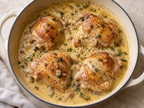Poulet Moutarde (ranskalainen sinappikana) Poulet Moutarde (ranskalainen sinappikana)