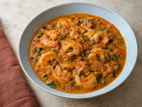 Hindistan Cevizi Sütlü Karides Masala