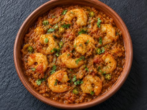 Curry masala de crevettes Curry masala de crevettes