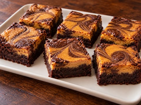 Pumpkin Cheesecake Swirl Brownies Pumpkin Cheesecake Swirl Brownies
