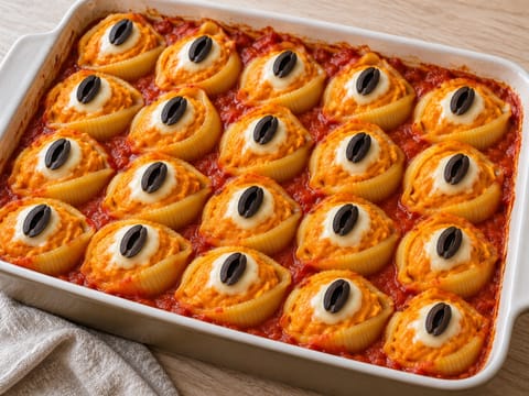 Pumpkin and Red Lentil Monster Pasta Shells Pumpkin and Red Lentil Monster Pasta Shells