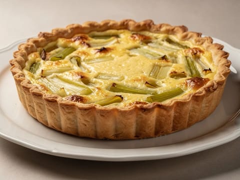 Quiche aux Poireaux (quiche francesa de puerros) Quiche aux Poireaux (quiche francesa de puerros)