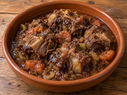 Rabo de Toro Cordobés (Córdobaanse ossenstaartstoofpot) Rabo de Toro Cordobés (Córdobaanse ossenstaartstoofpot)