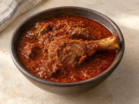 Rajasthani Laal Maas (Spicy Red Mutton Curry)