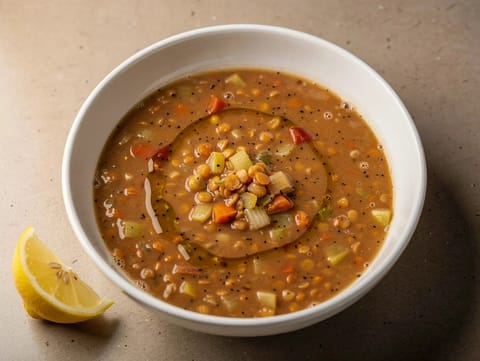 Ramadan linsesuppe med spisskummen og sitron Ramadan linsesuppe med spisskummen og sitron