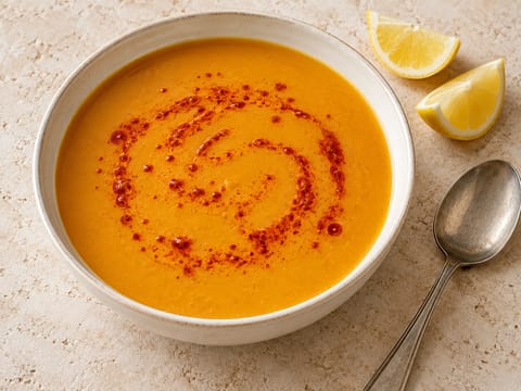 Turecká polévka z červené čočky na ramadán Turecká polévka z červené čočky na ramadán
