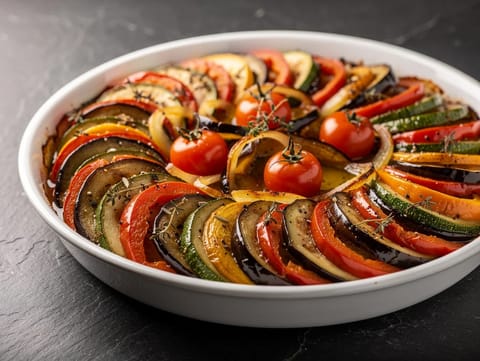 Ratatouille aus dem Ofen (Ofengemüse) Ratatouille aus dem Ofen (Ofengemüse)
