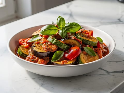 Ratatouille Provençale (Fransız sebze yahnisi) Ratatouille Provençale (Fransız sebze yahnisi)
