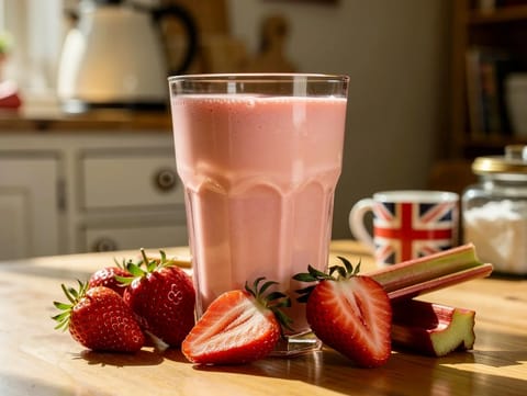 Rabarber-aardbeiensmoothie Rabarber-aardbeiensmoothie