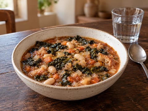 Ribollita (sopa toscana de pão e legumes) Ribollita (sopa toscana de pão e legumes)